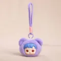 Peluche Poupée Vinyle Pendentif Mignon Dessin Animé Sac Charme Porte-Clés Jouet Doux - Violet
