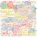 50pcs gold foil marble aesthetic stickers waterproof PET DIY journaling phone luggage decor - 50 Pcs Soft Light Whispers TJ003