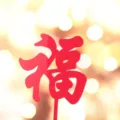 Red Acrylic Fu Character Cake Topper, Traditional Chinese Festival Party Cake Decoration. - Bright Red Fu (Luck) Character