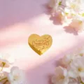 Gold heart acrylic cake topper happy womens day cupcake decoration for party supplies - Happy Women's Day Gold Heart 2 (Width Approx 5cm)
