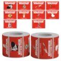 Funny fragile warning stickers rolls funny meme design shipping labels for package boxes - 400 Sheets/Pack / 10 Styles Fragile Label Stickers