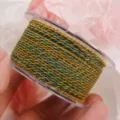 1.5mm Metallic Milani Cord Twisted Braided Rope DIY Bracelet Necklace Craft Making Details - Approx. 1.0mm / Thousands of Miles of Rivers and Mountains