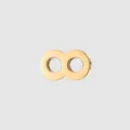 Gold stainless steel infinity symbol pendant charm for creative DIY jewelry crafting accessories - Infinity Style