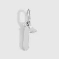 Ciondolo lettera gotico in argento gioiello DIY collana bracciale stile - Lettera R