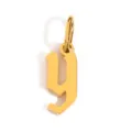 Ciondolo Lettera Gotico Y Oro Charm Gioiello DIY Collana Bracciale Accessorio Moda - Lettera Y