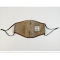 Μάσκα προσώπου φθινοπωρινή χειμερινή Harris Tweed πλενόμενη μόδας με θήκη φίλτρου και ιμάντες - -10 Ενηλίκων καφέ της πέτρας