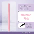 Pastel pink retractable gel pen 0.5mm ST tip smooth writing cute student stationery - Macaron Pink