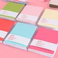 Mini diario carino con copertina in PVC colorata e pagine interne per appunti quotidiani. - Casuale
