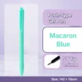 Macaron Blue Retractable Gel Pen 0.5mm ST Tip Cute Student Office Writing Stationery - Macaron Blue