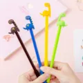 Cute cartoon dinosaur gel pens set, colorful aesthetic signature pens for students stationery. - Brachiosaurus