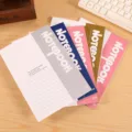 A5 Schulheft Notizbuch weicher Einband bunte Schreibwaren Buerobedarf Briefpapier Notizblock - 4 Farben gemischt