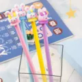 Cute cartoon rabbit gel pens set candy color student stationery office smooth writing pens. - Heart Bunny / 0.5mm