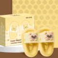 Cute cartoon bear slipper shaped erasers, 2-pack mini cute stationery for kids and students. - Teddy Bear / 2 Pcs/Set