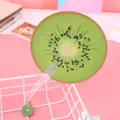 Cute kiwi fruit hand fan summer cooling fan handheld portable cute cartoon fan for gift - Green