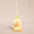 Carino paperella giallo peluche portachiavi ciondolo peluche accessorio borsa giallo - Peluche anatra gialla con cordino (senza profumo e senza etichetta) - circa 13cm/66g