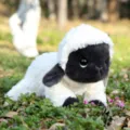 Cute black faced lamb plush toy stuffed animal soft soothing doll gift for kids. - Doll Tribe - Lying Little Sheep