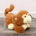 Simpatico scimmia di peluche marrone giocattolo morbido regalo per bambini compagno. - Serie tenera - scimmia