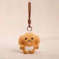 Cute brown puppy plush pendant bag charm soft toy cute keychain accessory variant style - Dog Pendant / Brown