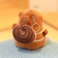 Cute capybara plush keychain with vegetable backpack, soft stuffed animal toy pendant. - Approx. 12cm / Double-Layer Back Mushroom