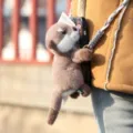 Cute otter plush toy phone charm soft animal doll hanging pendant decoration accessory - Otter Phone Clip