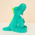 Peluche dinosauro verde giocattolo simpatico animale farcito morbido bambola variante - Blu verdastro