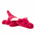 Simpatico drago di peluche rosa animale imbottito giocattolo morbido regalo per ragazze. - Borgogna