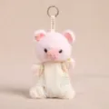 Cute pink pig plush doll keychain soft stuffed animal bag charm lovely keyring accessory gift - Scented Bean Bag Piglet