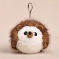 Lindo llavero de peluche de erizo, colgante de bolso de peluche suave para niños y niñas. - Bola antiestrés de erizo