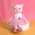 Schönes rosa Ballerina Katzen Plüschtier, weiches Kuscheltier mit Tütü Kleid als Kinder Geschenk. - Rosa Ballett Katze