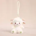 Portachiavi pecora di peluche dolce agnello ciondolo bambola soffice per regalo carino - Beige