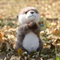 Cute praying otter plush toy, soft simulation animal stuffed doll for kids birthday gift. - Praying Otter / Approx 25cm