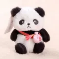Süßer Panda Plüsch Anhänger Tasche Charme Stofftier, weiches Spielzeug Geschenk Kinder. - 11cm / "Le" Sachet Panda