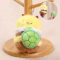 Simpatico peluche ape tartaruga portachiavi ciondolo borsa giocattolo morbido regalo bimbi - Apina con cordicella - tartaruga