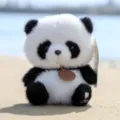 Cute plush panda toy with soft fabric and cute design, perfect gift for kids and room decor. - Scented Chubby Panda - Approx. 17cm/170g
