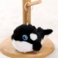 Cute killer whale plush keychain soft stuffed animal pendant bag accessory for gifts - Killer Whale