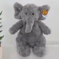 Lindo peluche de elefante gris con grandes orejas, muñeco de peluche suave para niños y bebés. - Gris / 25cm