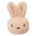 Flauschiges Kaninchen Plüschtier Anhänger süßes Stofftier Tasche Schlüsselanhänger - 10 cm brauner Hasenkopf mit aufrecht stehenden Ohren