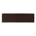 Effen donkerbruine yoga hoofdband, elastische en antislip sport haarband voor dames. - Donker Koffie