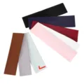 Effen elastische yoga hoofdband, antislip sport haarband voor fitness en vrouwen. - Lichtgroen