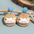 Cute cloud woven rattan earrings with blue ball studs personalized fashion jewelry women - Cloud & Star