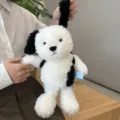 Soffice peluche cane bianco carino animale imbottito bambola cuscino morbido regalo bambini. - 35cm / Cane Beibei