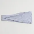 Fascia per capelli sportiva in maglia tinta unita grigia larga yoga fitness gym top - Fascia Annodata / Grigio