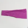 Fascia per capelli sportiva in maglia larga viola per yoga e bellezza. Colore unito. - Fascia Annodata / Viola