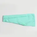 Fascia per capelli sportiva verde menta, fascia larga e monocolore per yoga e bellezza. - Fascia Annodata / Verde menta