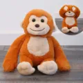 Suave peluche mono marrón juguete lindo muñeco animal de peluche con brazos largos y diseño. - Serie El escondite - Mono / 30 cm