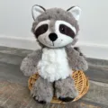 Simpatico peluche procione animale di peluche grigio morbido bambola regalo bambini e ragazze SKU - 28cm / Procione grigio NICI