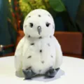 Cute snowy owl plush toy soft stuffed animal bird doll for bedroom room decoration - Owl / About 24cm