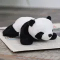 Simpatico piccolo panda di peluche con calamita per frigorifero morbido giocattolo regalo - Piccolo panda calamita 11 cm