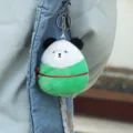 Cute plush panda keychain bamboo pendant fluffy stuffed animal toy bag charm accessory - 9cm Tianbao Panda Pendants
