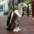 Simulation vulture plush toy doll cute stuffed bird animal ornament for kids gift 1pc. - Vulture / Approx. 25cm
